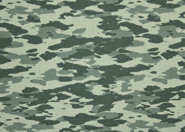 Baumwolle Webware Camouflage Flecktarn grün olivgrün